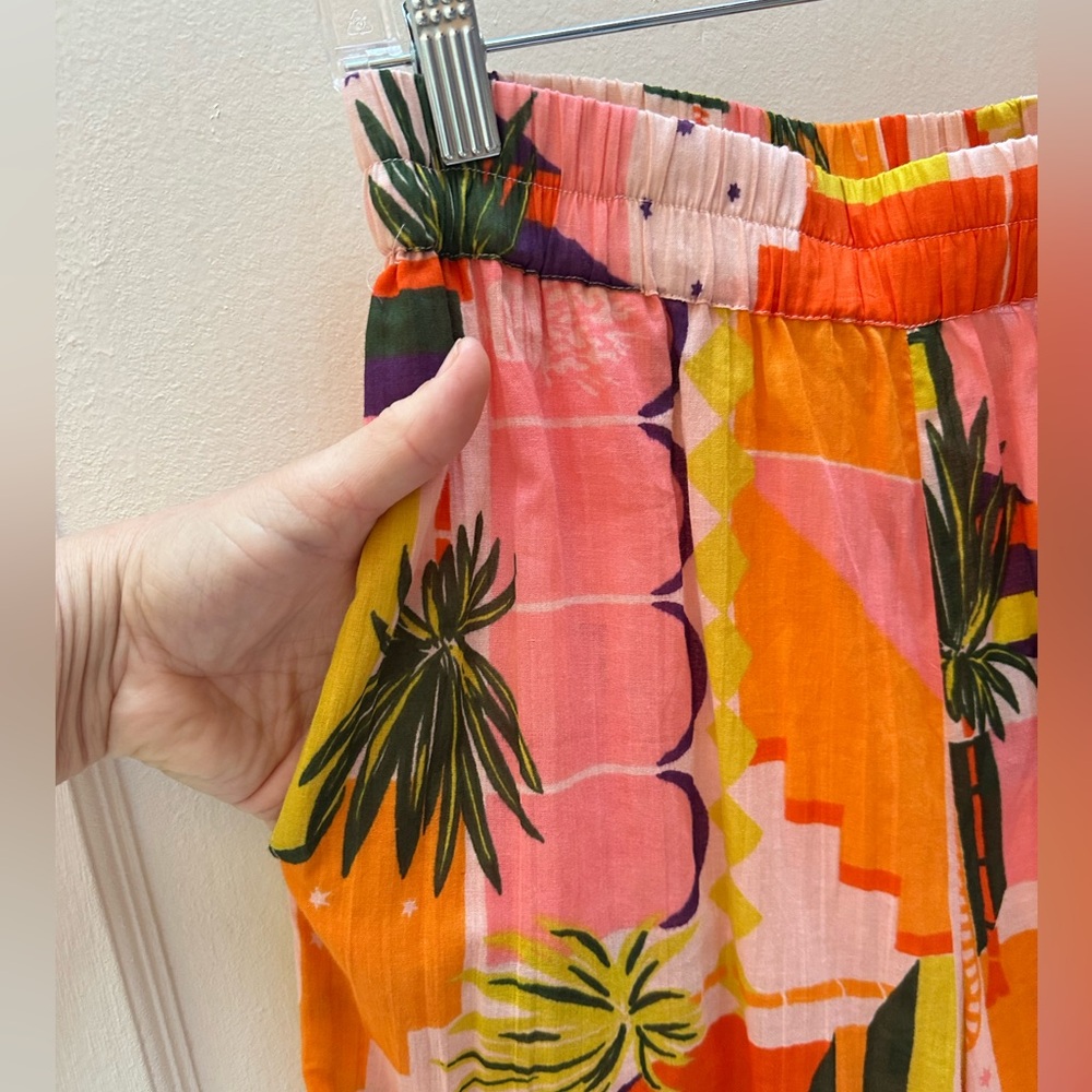HAUTE HIPPIE NWT Elegant, Fun Cotton Pants. Mediterranean Cocktail Party Size S - Picture 5 of 13